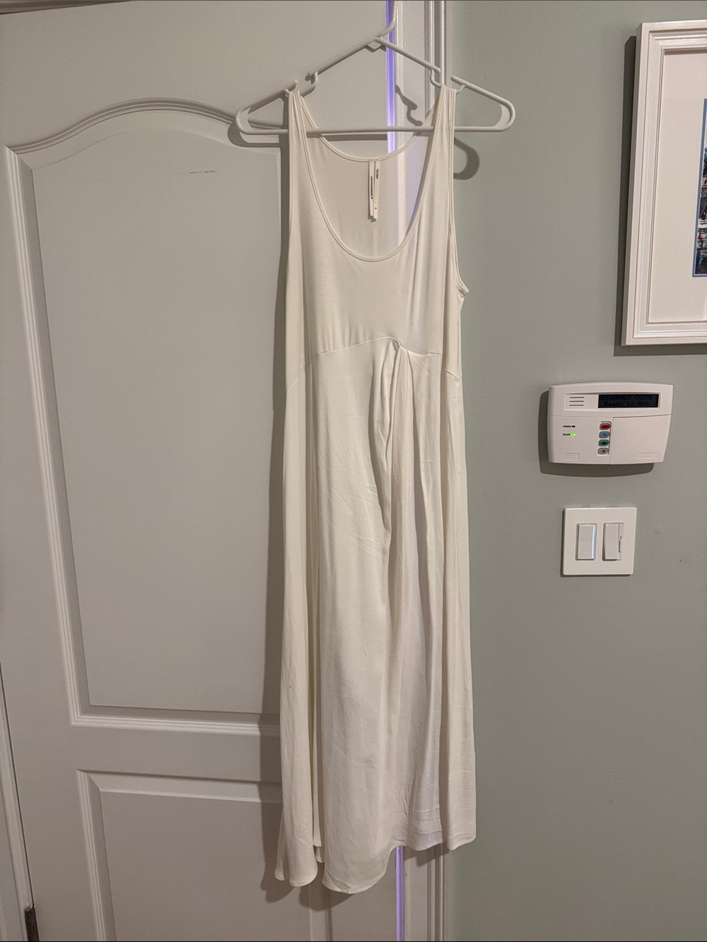 by Anthropologie White Maxi Dress